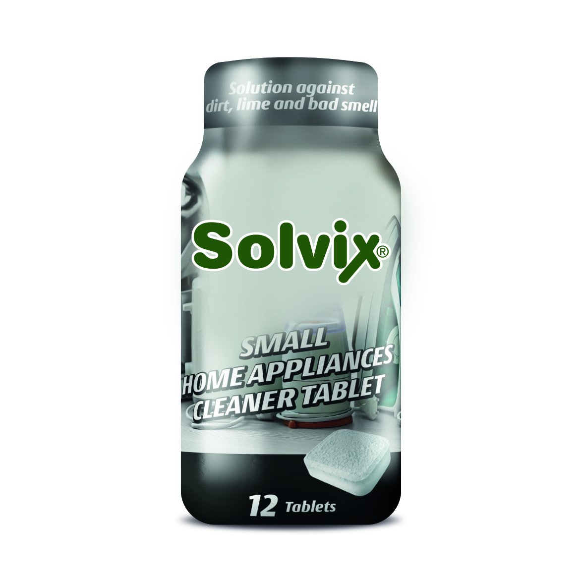 Solvix Küçük Ev Aletleri Temizleme Tableti 